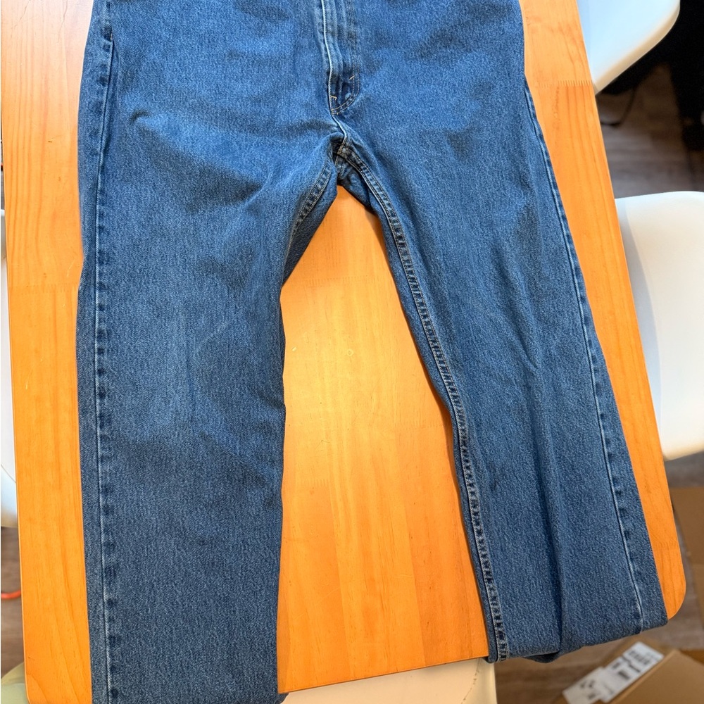Levi's Men's Straight Jeans in Deep Blue